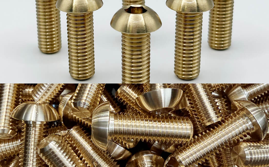Socket Button Head Fastener with CZ121 Brass